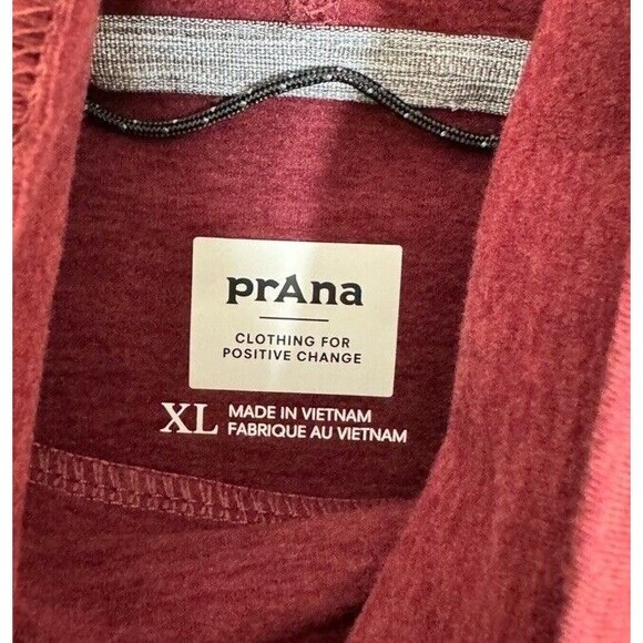 PRANA Ice Flow Long Sleeve Turtle Neck Lightweight Base Layer Warm Mulberry XL - Picture 6 of 7